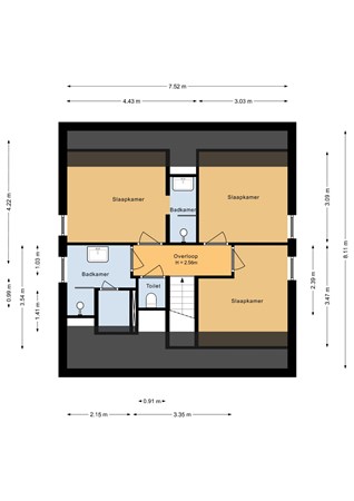 Floorplan - Zeedijk 24-359, 4504 PN Nieuwvliet